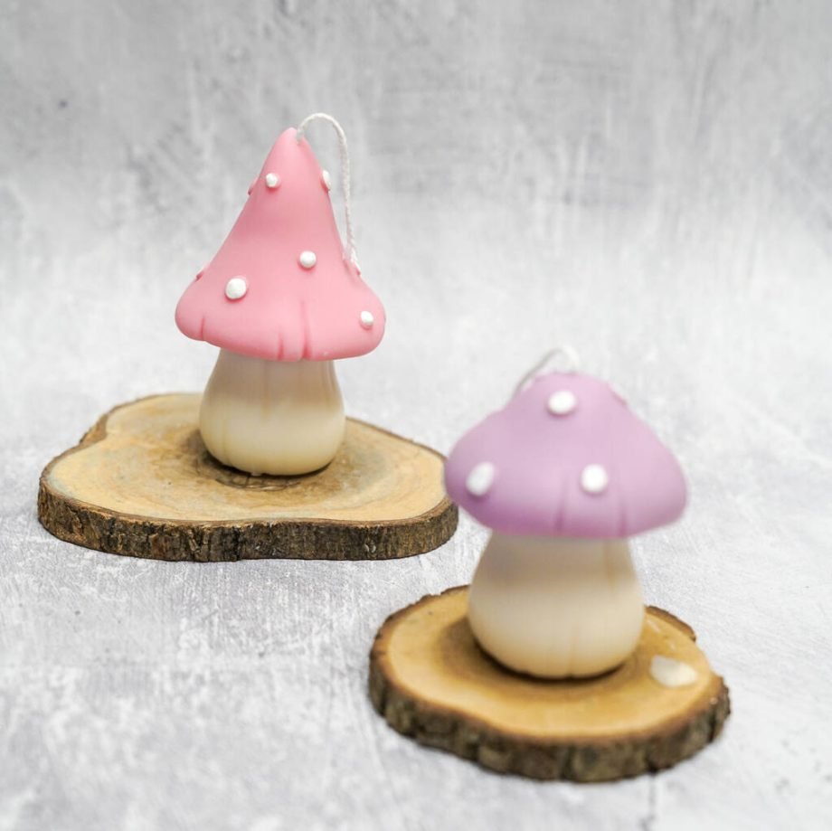 Decorative Mushroom Candles